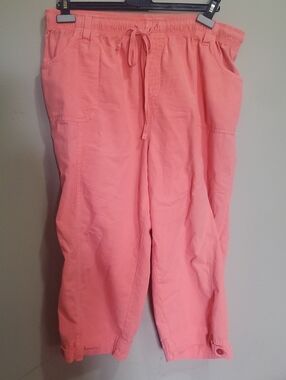 Coral Bay Drawstring Casual Capris Pants Size 1x